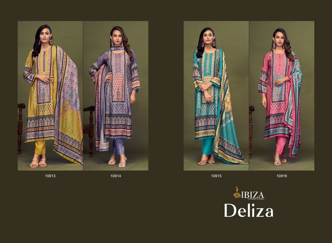 Deliza By Ibiza Muslin Digital Printed Salwar Kameez Wholesale Price In Surat
